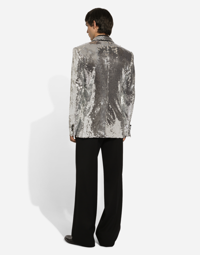 Dolce & Gabbana Sequin-embellished Tuxedo Jacket