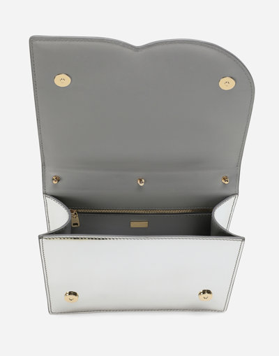 Dolce & Gabbana Dg Logo Bag Crossbody Bag In Silver
