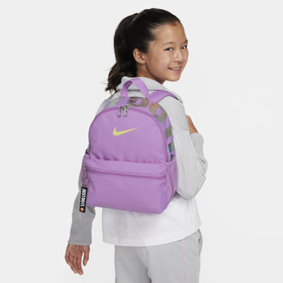 Shop Nike Brasilia Jdi Kids' Mini Backpack (11l) In Purple