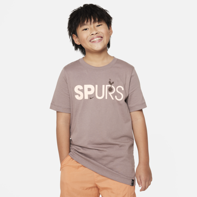 Shop Nike Tottenham Hotspur Mercurial Big Kids'  Soccer T-shirt In Brown