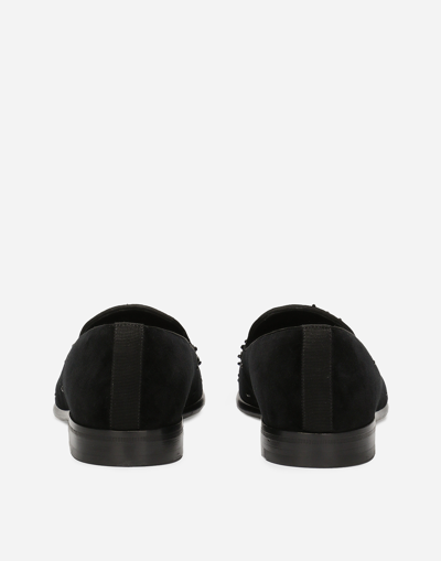 Dolce & Gabbana Velvet Slippers