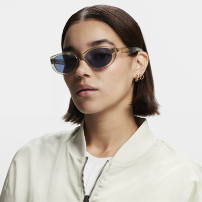 Shop Nike Unisex Nv07 Sunglasses In White