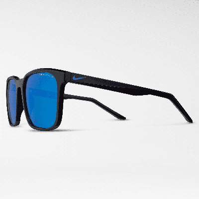 Shop Nike Unisex Rave Polarized Sunglasses In Black