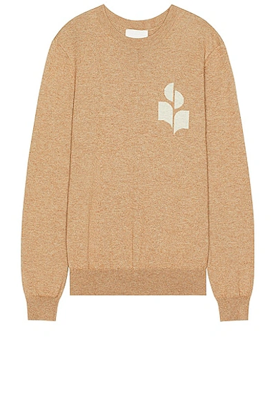 Shop Isabel Marant Evans Iconic Sweater In Camel