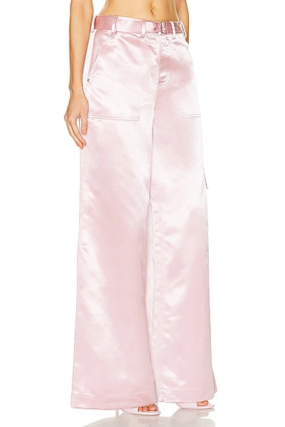 Shop Staud Shay Pant In Cherry Blossom