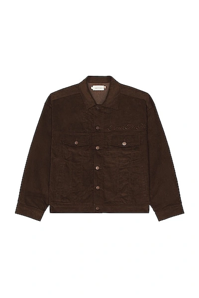Shop Honor The Gift Trucker Jacket In Brown