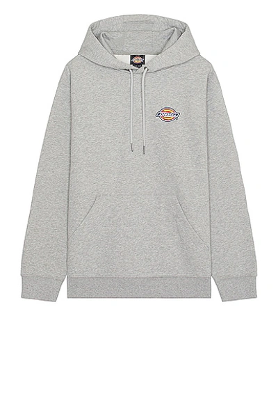 Dickies Chest Hit Logo Hoodie In Heather Gray