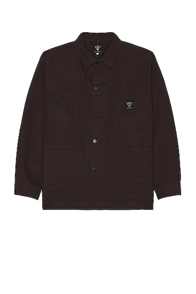 Shop South2 West8 Coverall In Brown