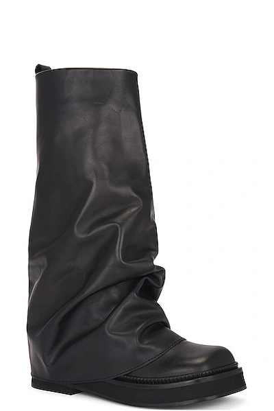 Shop Attico Robin Combat Boot In Black