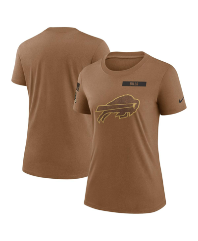 Shop Nike Women's  Brown Buffalo Bills 2023 Salute To Service Legend Performance T-shirt