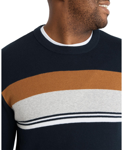 Shop Johnny Bigg Mens Martin Stripe Sweater Big & Tall In Navy