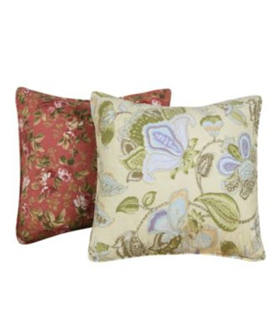 Greenland Home Fashions Blooming Prairie Authentic Patchwork Quilt Set In Multi