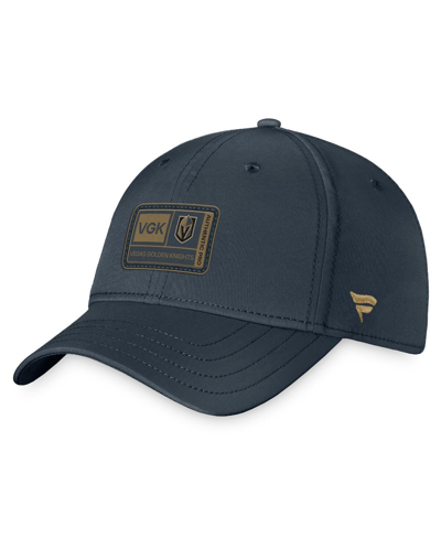 Shop Fanatics Men's  Gray Vegas Golden Knights Training Camp Flex Hat