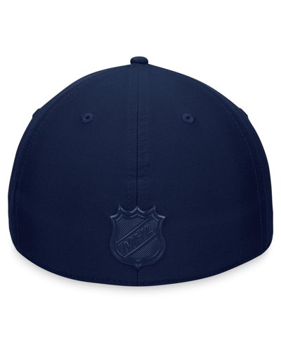 Fanatics Branded  Navy St. Louis Blues Authentic Pro Road Stack Logo Flex Hat In Navy