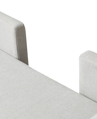 Madison Park 50" Bradford Wide Fabric Upholstered Accent Bench In Gray