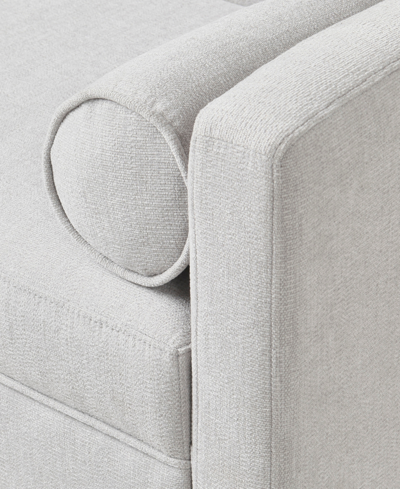 Madison Park 50" Bradford Wide Fabric Upholstered Accent Bench In Gray