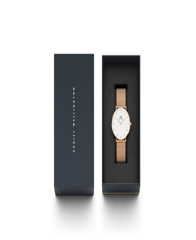 Shop Daniel Wellington Women's Petite Melrose Rose Gold-tone Stainless Steel Watch 36mm In Rose-gold