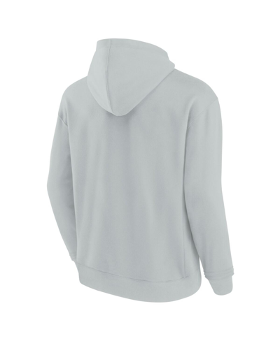 Fanatics Signature Unisex  Gray Cincinnati Bengals Super Soft Fleece Pullover Hoodie In Gray