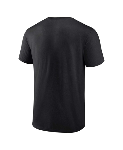 Fanatics Men's  Silver, Black Las Vegas Raiders Two-pack T-shirt Combo Set In Silver,black
