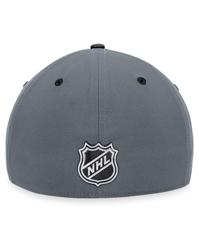 Shop Fanatics Men's  Gray Winnipeg Jets Authentic Pro Home Ice Flex Hat