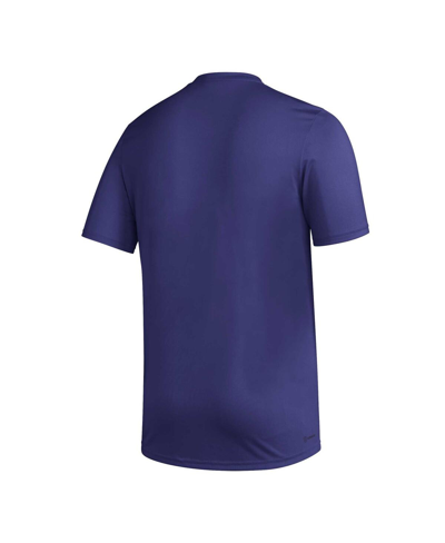 Shop Adidas Originals Men's Adidas Purple Washington Huskies Pregame Aeroready T-shirt