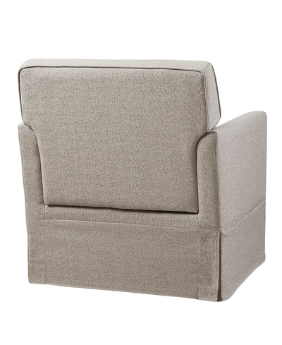 Shop 510 Design 30" Paula Wide Fabric Slipcover Accent Armchair In Light Gray