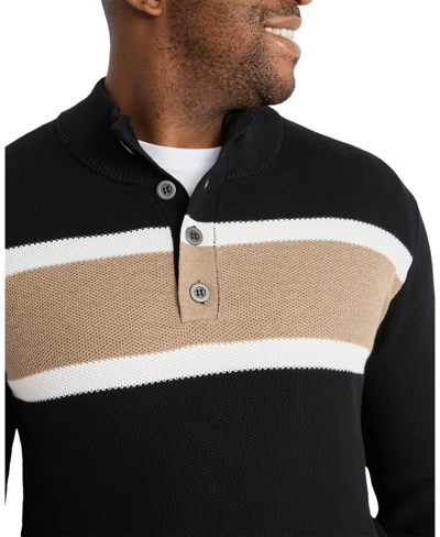 Shop Johnny Bigg Mens Keating Stripe Sweater Big & Tall In Black