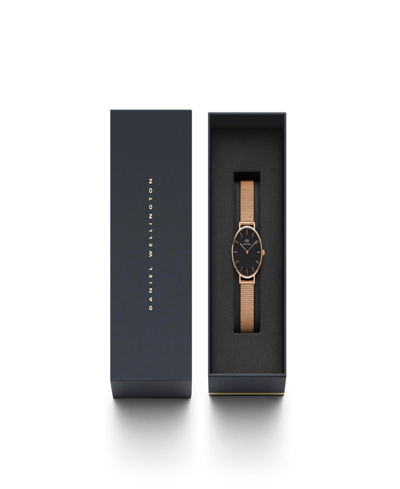 Daniel Wellington Petite Pressed Melrose 24mm In Rose-gold