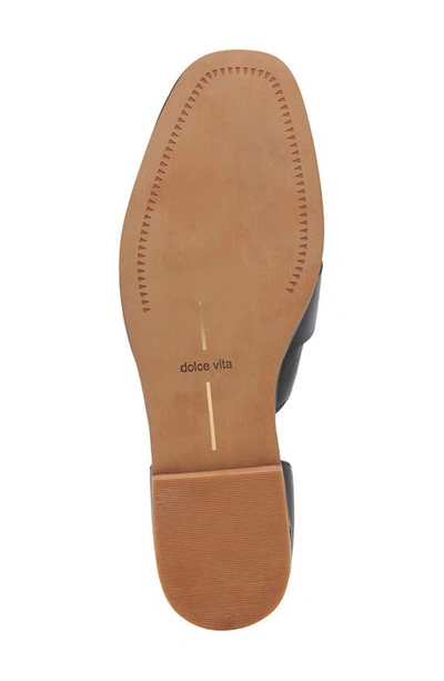 Dolce Vita Moyra D'orsay Penny Loafer In Black/ White Leather