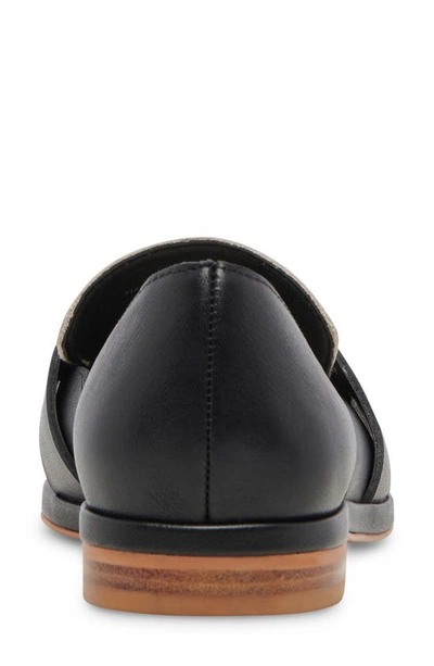 Dolce Vita Moyra D'orsay Penny Loafer In Black/ White Leather