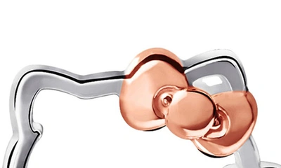 Hello Kitty Sterling Silver  Stud Earrings In Sterling Silver