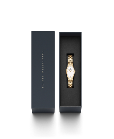 Daniel Wellington Women's Iconic Link Gold-tone Stainless Steel Watch 28mm In Gold-tone