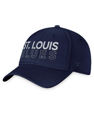 Fanatics Branded  Navy St. Louis Blues Authentic Pro Road Flex Hat In Navy