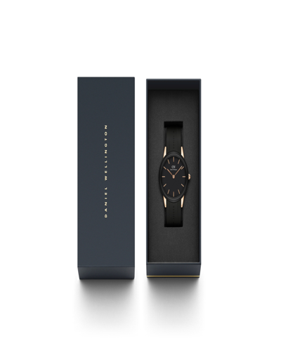 Shop Daniel Wellington Men's Iconic Motion Automatic Black Rubber Watch 40mm