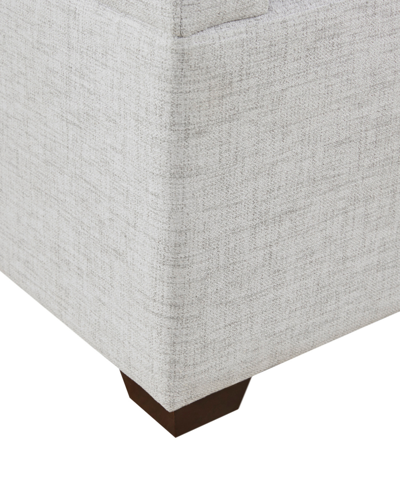 Ink+ivy 30" Molly Wide Fabric Modular Armless Chair In Ivory