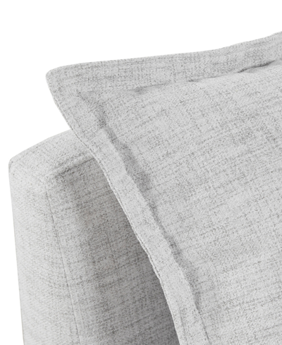 Ink+ivy 30" Molly Wide Fabric Modular Armless Chair In Ivory