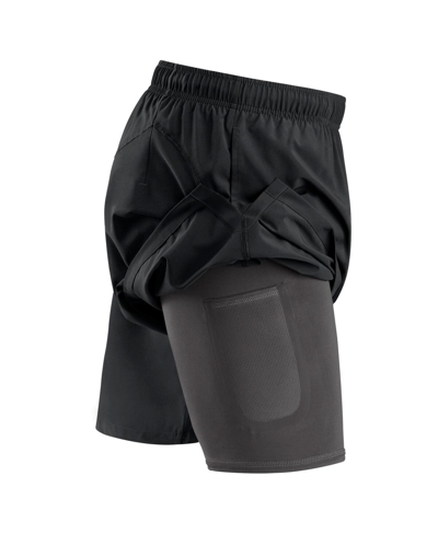 Fanatics Branded  Black Los Angeles Kings Authentic Pro Tech Shorts In Black