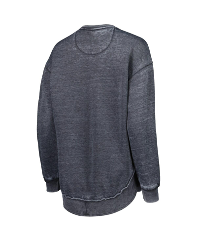 Shop Pressbox Women's  Black Colorado Buffaloes Vintage-like Wash Pullover Sweatshirt