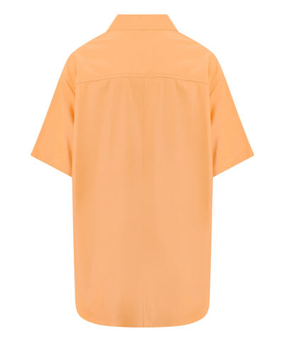 Shop Stand Studio Short Sleeve Shirt In Orange