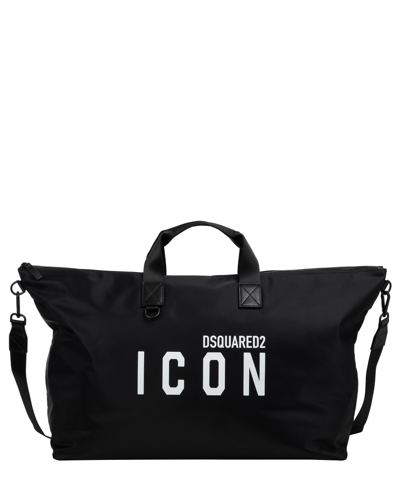 Shop Dsquared2 Icon Handbag In Black