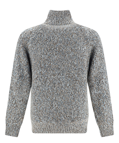 Shop Cruciani Roll-neck Sweater In Multicolor