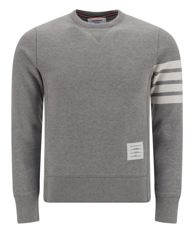 Shop Thom Browne Sweatshirt In Grey