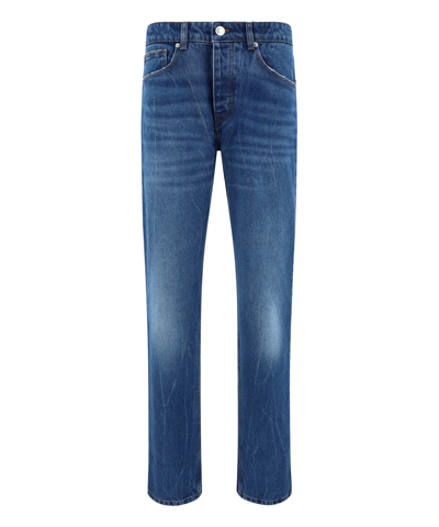 Shop Ami Alexandre Mattiussi Classic Fit Jeans In Blue
