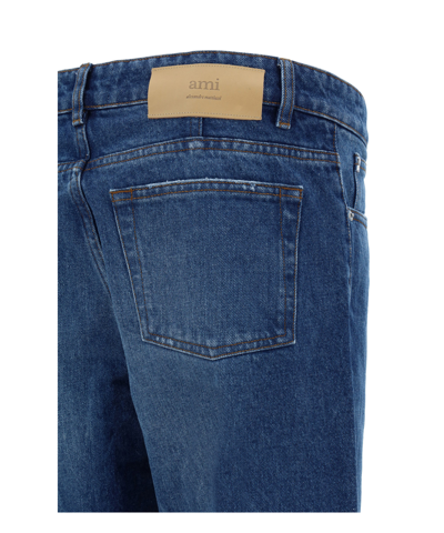Shop Ami Alexandre Mattiussi Tapered Jeans In Blue