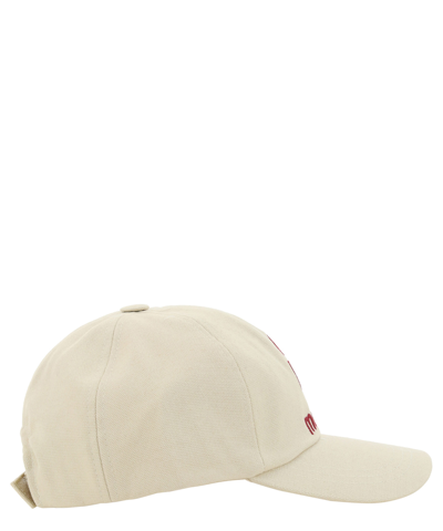 Shop Isabel Marant Tyron Hat In White