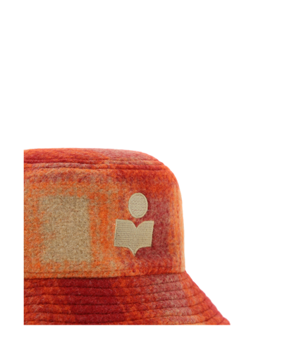 Isabel Marant Haley Bucket Hat In Orange