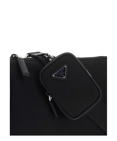 Shop Prada Crossbody Bag In Black