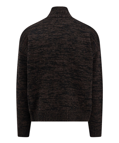 Shop Etudes Studio Roll-neck Sweater In Black