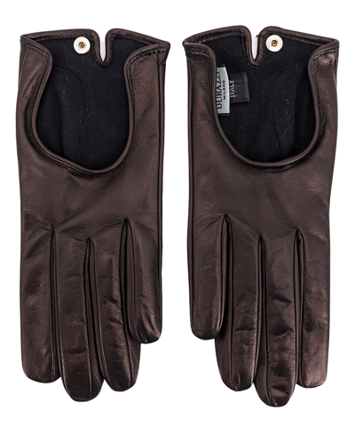 Shop Durazzi Milano Gloves In Black
