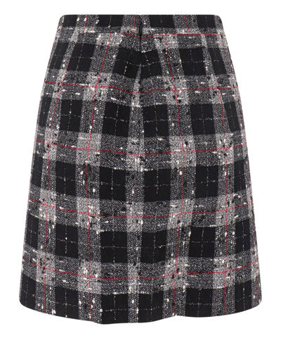 Shop Alessandra Rich Mini Skirt In Black